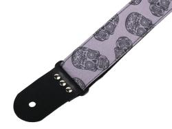 Ремень для гитары, череп2 MEZZO MZ-RG-5skull2