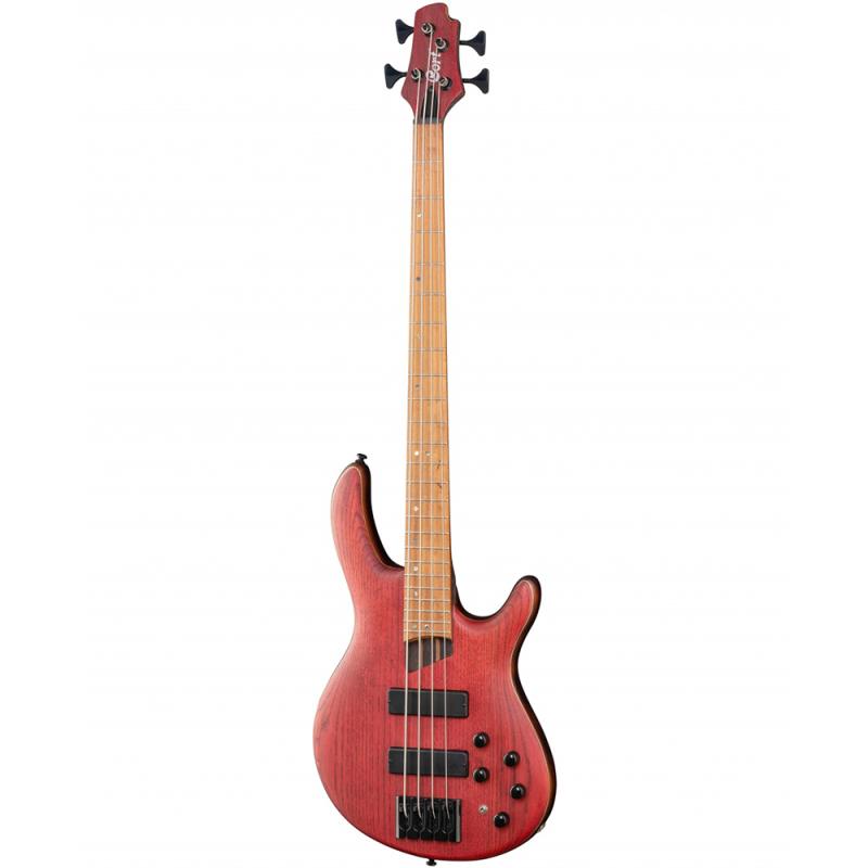 Бас-гитара Artisan Series, цвет красный CORT B4-Element-OPBR
