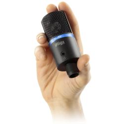 Микрофон USB, конденсаторный IK MULTIMEDIA iRig-Mic-Studio-Black