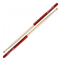 Барабанные палочки с деревянным наконечником ZILDJIAN 5A Wood White/Red DIP