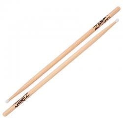 Барабанные палочки с нейлоновым наконечником ZILDJIAN Hickory Series Super 7A Nylon Natural