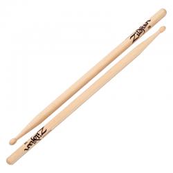 Барабанные палочки с деревянным наконечником ZILDJIAN Hickory Series 2B Wood Natural