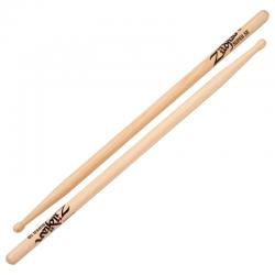 Барабанные палочки с деревянным наконечником ZILDJIAN Hickory Series Super 5B Wood Natural
