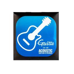Комплект струн для акустической гитары, 10-48 GUITTO GSA-010
