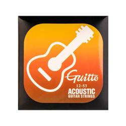 Комплект струн для акустической гитары, 12-53 GUITTO GSA-012