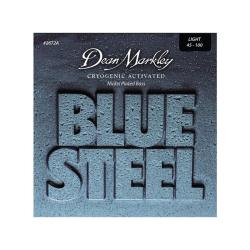 Комплект струн для бас-гитары, никелированные, 45-100 DEAN MARKLEY DM2672A Blue Steel NPS