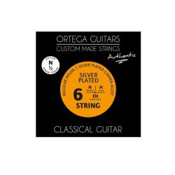 Комплект струн для классической гитары 1/2, посеребренная медь ORTEGA NYA12N