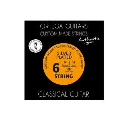 Комплект струн для классической гитары 3/4, посеребренная медь ORTEGA NYA34N
