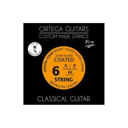Pro Комплект струн для классической гитары 4/4, с покрытием ORTEGA NYP44N