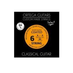 Комплект струн для классической гитары 4/4, с покрытием ORTEGA NYS44EH