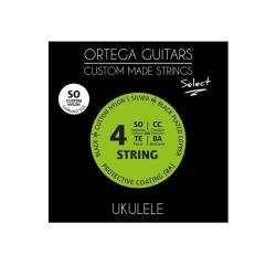 Комплект струн для укулеле сопрано, с покрытием ORTEGA UKS-SO
