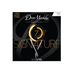 Signature Light Комплект струн для 7-струнной электрогитары, никелированные, 9-54 DEAN MARKLEY 2502C