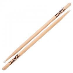 Барабанные палочки с нейлоновым наконечником ZILDJIAN Hickory Series Jazz Nylon Natural