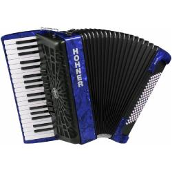 Аккордеон 7/8, 3-х голосный, правая клавиатура 37 клавиш HOHNER The New Bravo III 96 dark blue (A16742)