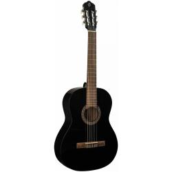 Классическая гитара 4/4, верхн. дека-ель, корпус-сапеле, цвет черный FLIGHT C-120 BK 4/4