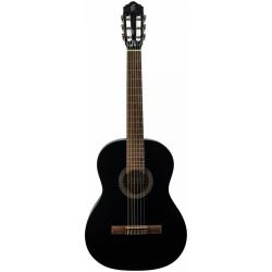 Классическая гитара 4/4, верхн. дека-ель, корпус-сапеле, цвет черный FLIGHT C-120 BK 4/4
