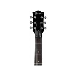 Электрогитара Les Paul, HH, 2V2T, цвет морской волны TERRIS TLP-039 LB