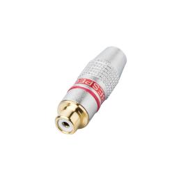 Разъем RCA BESPECO FMRCAR Silver/Red