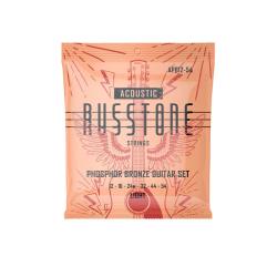 Струны для акуст.гитары Acoustic Phosphor Bronze (12-16-24w-32-44-54) RUSSTONE APB12-54