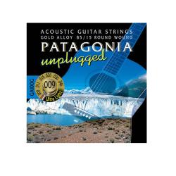 Струны для акустической гитары, Серия: Patagonia Unplugged 85/15, Калибр: 9-13-18-26-36-46, Обмотка: круглая, бронзовый сплав, Натяжение: Extra Light. MAGMA STRINGS GA110G
