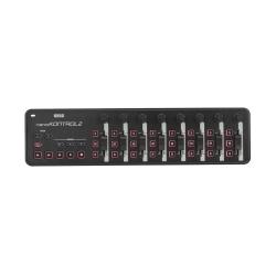 Портативный USB-MIDI-контроллер, цвет чёрный KORG NANOKONTROL2-BK