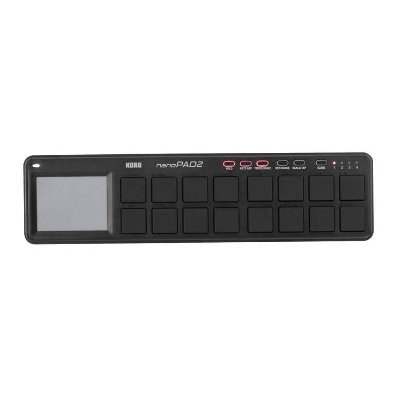  Портативный USB-MIDI-контроллер, цвет чёрный KORG NANOPAD2-BK