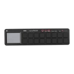 Портативный USB-MIDI-контроллер, цвет чёрный KORG NANOPAD2-BK