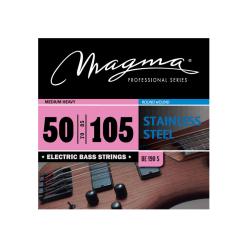 Струны для бас-гитары, Серия: Stainless Steel, Калибр: 50-70-85-105, Обмотка: круглая, нержавеющая с... MAGMA STRINGS BE190S