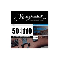 Струны для бас-гитары, Серия: Stainless Steel, Калибр: 50-70-90-110, Обмотка: круглая, нержавеющая с... MAGMA STRINGS BE200S