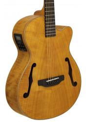 Электроакустическая гитара, цвет: Satin Brown ARIA PRO II FET-F2 STBR