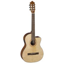 Электроакустическая гитара с вырезом, размер 7/8, верхняя дека: ель, задняя дека и обечайка: махагон... LA MANCHA Rubinito LSM/63-CEN