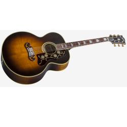 Электроакустическая гитара, форма Super Jumbo , цвет Antique Natural, жесткий кейс в комплекте GIBSON 2017 SJ-200 Standard AN