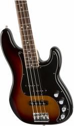 Бас-гитара, цвет - 3 цветный санберст, накладка из эбони FENDER American Elite Precision Bass, Ebony Fingerboard, 3-Color Sunburst