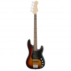 Бас-гитара, цвет - 3 цветный санберст, накладка из эбони FENDER American Elite Precision Bass, Ebony Fingerboard, 3-Color Sunburst