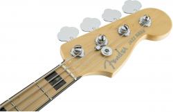 Бас-гитара, цвет черный FENDER American Elite Jazz Bass, Maple Fingerboard, Black