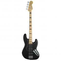 Бас-гитара, цвет черный FENDER American Elite Jazz Bass, Maple Fingerboard, Black