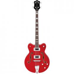 Бас-гитара полуакустичеcкая, красная GRETSCH G5442BDC Electromatic Hollow Body 30.3' Short Scale Bass RW F-board Transparent Red