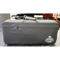 Альт-саксофон, корпус - золотой лак, клапаны - прозрачный лак, легкий кейс STEPHAN WEIS AS-100D