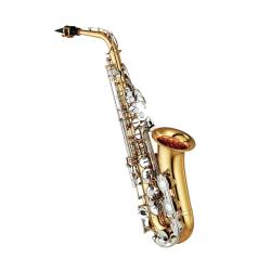 Альт-саксофон, корпус - золотой лак, клапаны - прозрачный лак, легкий кейс STEPHAN WEIS AS-100D