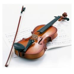 Скрипка с аксессуарами, кленовый шпон, размер 1/2, с 4 машинками KRYSTOF EDLINGER E902 1/2