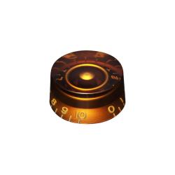 Ручка потенциометра Les Paul, цилиндр, amber, HOSCO H-SKA-110I