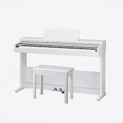 Цифровое пианино, 88 клавиш, механика RHC, 192 полифония, 15 тембров, звук SK-EX KAWAI KDP75W