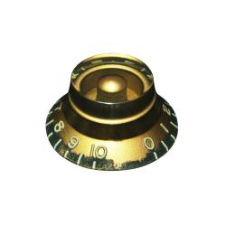 Ручка потенциометра Bell style, золотая aged, дюймовый размер GOTOH SKG-160I/R