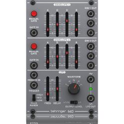 Двойной модуль фильтра онибающей с LFO с 5 формами волны, формат Eurorack BEHRINGER 140 DUAL ENVELOPE/LFO