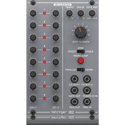 Модуль аналогового 2-канального 8-шагового секвенсора, формат Eurorack BEHRINGER 182 SEQUENCER