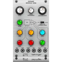 Модуль low pass VCA, VCF-фильтра Series 2500, 24 дБ на октаву, формат Eurorack BEHRINGER FILTAMP MODULE 1006