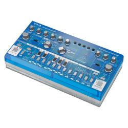 Аналоговый басовый синтезатор с 16-ступенчатым секвенсором и фильтрами VCO, VCF и VCA, прозрачный си... BEHRINGER TD-3-BB