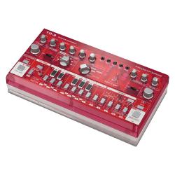 Аналоговый басовый синтезатор с 16-ступенчатым секвенсором и фильтрами VCO, VCF и VCA, прозрачный кр... BEHRINGER TD-3-SB