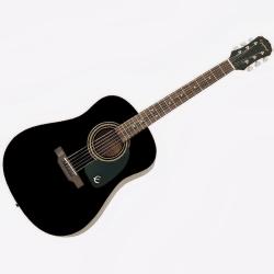 Акустическая гитара, цвет черный EPIPHONE DR-100 Ebony