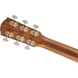 Электроакустическая гитара, цвет черный, кейс в комплекте FENDER PM-1E DREAD MAH, BLK TOP